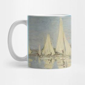 Pixxa Regattas At Argenteuil Claude Monet Kupa Bardak