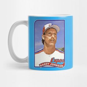 Pixxa Retro Big Unit Baseball Rookie Card Kupa Bardak