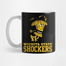 Pixxa Retro Wichita State Shockers Logo Kupa Bardak