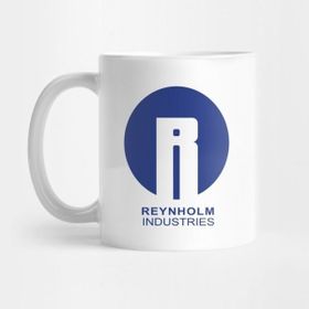 Pixxa Reynholm Industries Logo (Blue) Kupa Bardak
