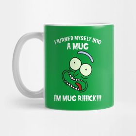 Pixxa Rick And Morty Rick Sanchez Kupa Bardakshot (Black) Kupa Bardak