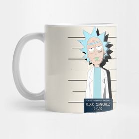 Pixxa Rick And Morty Rick Sanchez Kupa Bardakshot (Black) Kupa Bardak