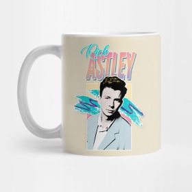 Pixxa Rick Astley 80S Aesthetic Tribute Design Kupa Bardak