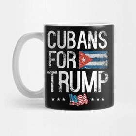 Pixxa roud Cuban Voting Trump 2020 Election Gift For Men Women Kupa Bardak
