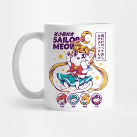Pixxa Sailor Meow Kupa Bardak