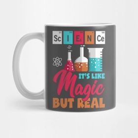 Pixxa Science Magic Knowlede Scientist Statement Gift Idea Kupa Bardak