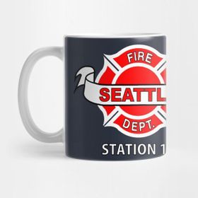 Pixxa Seattle Station 19 Crew Kupa Bardak