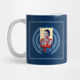 Pixxa Secretary General F*ck Poster Un Symbol Coffee Kupa k
