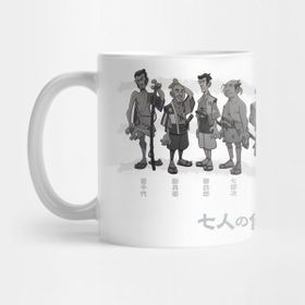 Pixxa Seven Samurai Bw Kupa Bardak