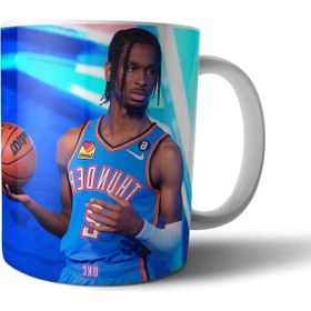 Pixxa Shai Gilgeous-Alexander Oklahoma City Thunder Nba Model 1 Kupa Bardak