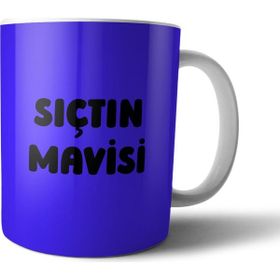 Pixxa Sıçtın Mavisi Öğrenci Sınav Model 1 Kupa Bardak