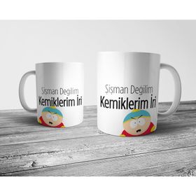 Pixxa Şişman Değilim Kemiklerim İri Model 1 Kupa Bardak