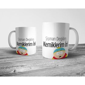 Pixxa Şişman Değilim Kemiklerim İri Model 1 Kupa Bardak