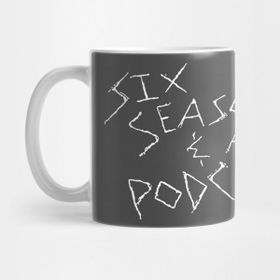 Pixxa Six Seasons And A Podcast White Logo Kupa Bardak