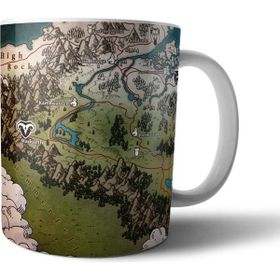 Pixxa Skyrim Haritası The Elder Scrolls V Skyrim Model 2 Kupa Bardak