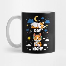 Pixxa Sleep All Day Play Games All Night Funny Dog Kupa Bardak