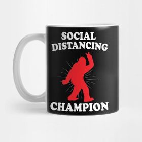 Pixxa Social Distancing Champion Bigfoot Kupa Bardak