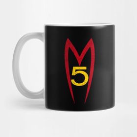 Pixxa Speed Racer Mach 5 Car Top Vintage Retro Distressed Kupa Bardak