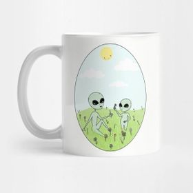 Pixxa Spring Aliens Kupa Bardak