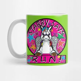 Pixxa Stabby Says Run Kupa Bardak