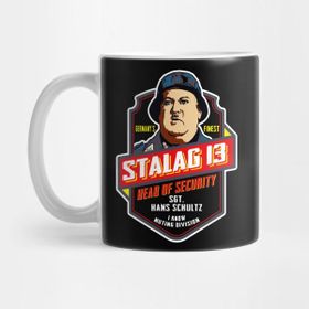 Pixxa Stalag 13 SGT Schultz Head Of Security Hogans Heroes Kupa Bardak