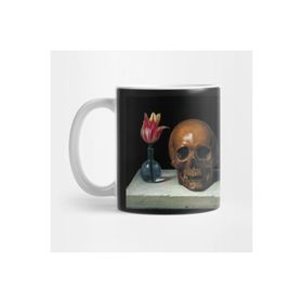 Pixxa Still Life With A Skull Kupa Bardak