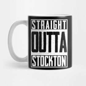 Pixxa Straight Outta Stockton California Us Usa Kupa Bardak