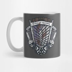 Pixxa Survey Corps Crest Attack On Titan Kupa Bardak