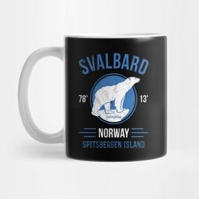 Pixxa Svalbard Norway Polar Bear In Spitsbergen Kupa Bardak