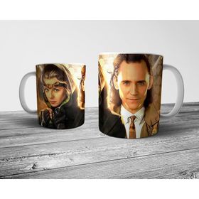 Pixxa Sylvie and Loki Tom Hiddleston Marvel Kupa Bardak