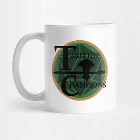 Pixxa Tabletop Champions Podcast Logo Kupa Bardak