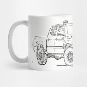 Pixxa Tacoma Trd Pro Sketch Kupa Bardak
