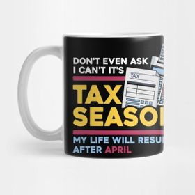Pixxa Taxes Funny Gift Capitalism Tax Season Kupa