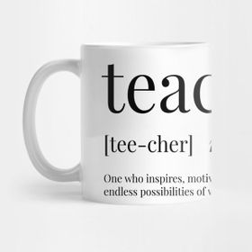 Pixxa Teacher Definition Öğretmen Kupa Bardak