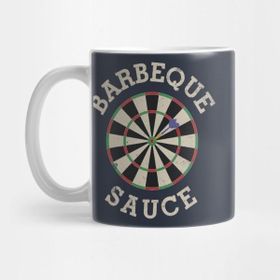 Pixxa Ted Lasso Darts Bbq Sauce Kupa Bardak