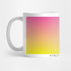 Pixxa The Calif. Chicken Cafe T Shirt-Gradient - Pink Kupa Bardak