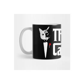 Pixxa The Catfather Father Of Cats Dad Feline Cats Godfather Kupa Bardak
