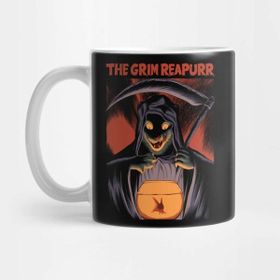 Pixxa The Grim Reapurr Azrail Kedi Kupa Bardak
