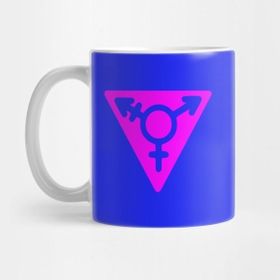 Pixxa The Nangeroni Trans Community Symbol (Mimeographic History) Kupa Bardak