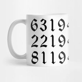 Pixxa The Promised Wonderland Numbers Kupa Bardak