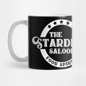 Pixxa The Stardrop Saloon Logo Stardew Valley Logo Kupa Bardak