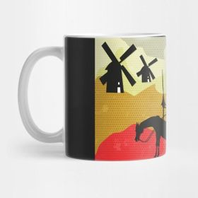 Pixxa Tilting At Windmills, Don Quixote Kupa Bardak