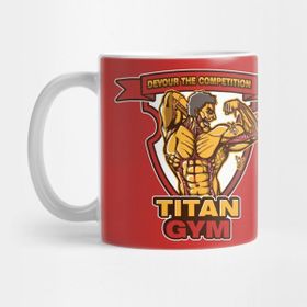 Pixxa Titan Gym Attack on Titan Kupa Bardak