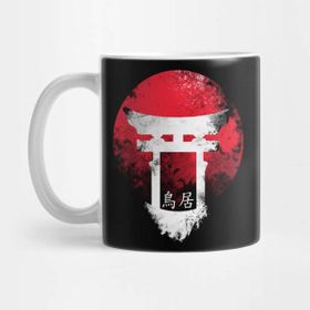 Pixxa Torii Kapısı Japonya Kupa Bardak