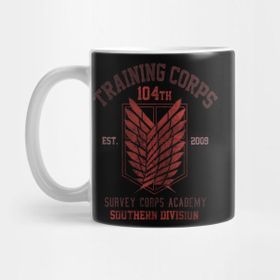 Pixxa Training Corps 104TH Attack On Titan Kupa Bardak