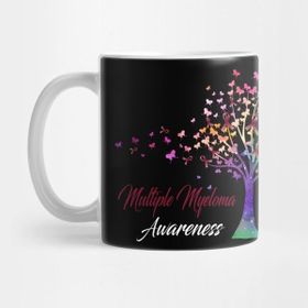 Pixxa Tree Ribbons Multiple Myeloma Awareness Support Multiple Myeloma Warrior Gifts Kupa Bardak