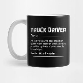 Pixxa Truck Driver Noun Definition Funny Kupa Bardak