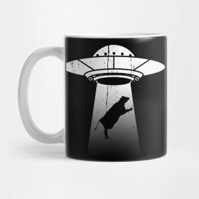 Pixxa Ufo And The Cow Kupa Bardak