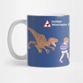 Pixxa Untitled Velociraptor Kupa Bardak