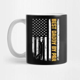 Pixxa Us American Flag Best Daddy By Par Gift For Father's Day Kupa Bardak